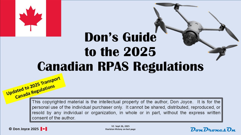 An infographic guide outlining the key changes to RPAS regulations for Canadian drone pilots in 2025.