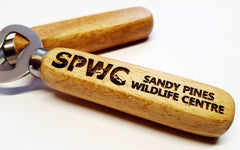 Wood Bottle Opener Personalized Lots Event Branded Gifts Wedding Guest or Party Favours