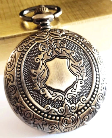 Gold Pocket Watch Antique Ivory Dial Traditional